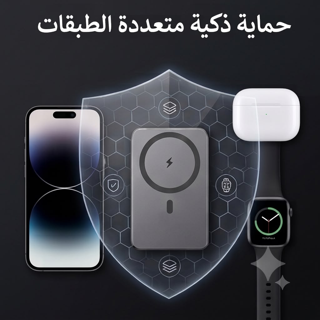 Power Bank MagSafe - حماية متعددة الطبقات